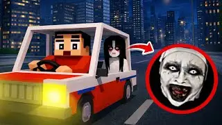 Shinchan Found a Haunted Car in Minecraft 😱 | Horror Story