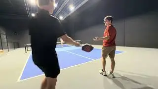 4.5 Men's Doubles Pickleball. Patience, Pressure and Trying to Win! Dan/Justin vs Alain/Ryan 1