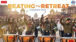 Beating The Retreat Ceremony 2026 LIVE | Annual musical extravaganza | Vijay Chowk | 29th January 26