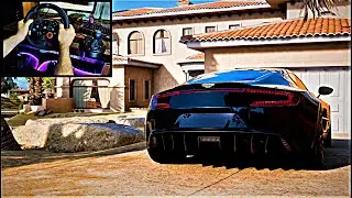 Aston martin one 77 - Forza Horizon 5 (Steering Wheel + Shifter) Gameplay
