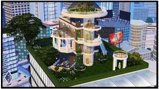 Building With the New Star Wars Pack | Futuristic Industrial | Sims 4 Speed Build | No CC