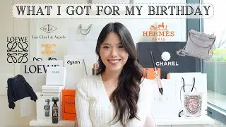ЧТО МНЕ ПОДАРИЛИ НА ДЕНЬ РОЖДЕНИЯ 2024? | Chanel Mini 22, VCA, Celine, Loewe, Hermes, Graff + роз...
