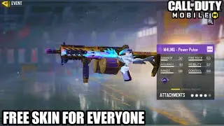 *NEW* Codm Free M4LMG Power Pulse Skin For Everyone