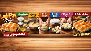 &ldquo;Soft & fluffy ladi pav 🍞Easy step-by-step recipe&rdquo;