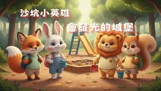 ✨沙坑小英雄：會發光的城堡｜中文幼兒故事 | 三步驟停止霸凌＋星星呼吸✨