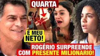 TRÊS GRAÇAS: QUARTA 30/11 Rogério APARECE PRA GERLUCE E JOELLY faz REVELAÇÃO CHOCANTE com 1 PRESENTE