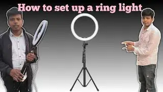✌️How to set up a ring light😍😍 !!Best Budget Ringlight For Youtube & Reels 1299 Only Full Review !!