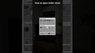 #shorts how to use ender chest