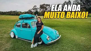 ELA REBAIXOU O FUSCA QUE GANHOU DOS PAIS!