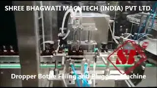 Eye drop filling and capping machine , Eye Drops Filler ,  3 Piece Eye Drop Filling Machine