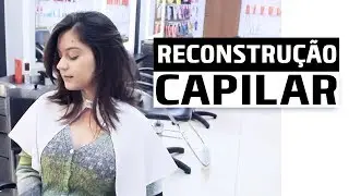 RECONSTRUÇÃO CAPILAR NO SALÃO | Vlog da Joy