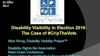 Disability Visibility in Election 2016: The #CripTheVote Campaign