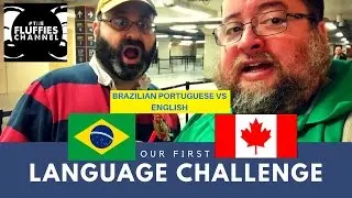 PORTUGUESE VS ENGLISH - LANGUAGE CHALLENGE | The Fluffies Channel