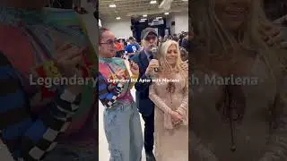 At 90&rsquo;s Con Legendary Bill Apter interrupts Terri Runnels interview #wwe #wrestling