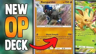 This SUPER STRONG Deck Pairs Rampardos and....Leafeon EX? Pokemon TCG Pocket New Ranked Deck Guide