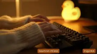 1 Hour of Satisfying ASMR Keyboard Typing &ndash; Keychron V6 Max Mechanical Keyboard