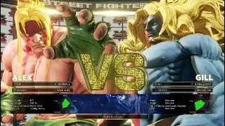 Street Fighter V Champion Edition: Alex Vs. Gill