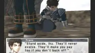 Suikoden 3: Geddoe Punches Someone
