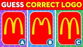 Guess The Correct Logo ✅🤔 | 60 Famous Logos | Ultimate Logo Quiz 2025