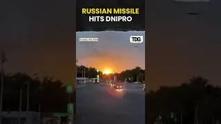 #watch | Russia Launches Heavy Drone and Missile Attack on Dnipro City | #shorts #russiaukrainewar