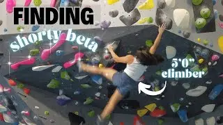 Figuring out a HUGE move on this power boulder