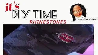Hotfix Rhinestone Crystals DIY On A Hat 👒| Watch Me Work | Freehand Application