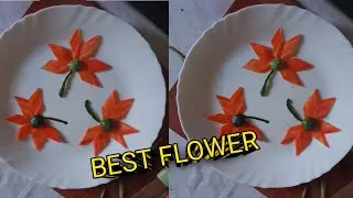 Garnishing flower//master chef garnishing flower 