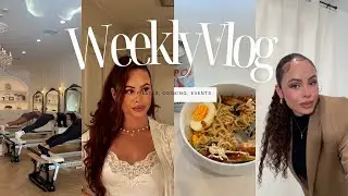 Weekly Vlog: Pilates, Scalp Spa, Homemade Ramen, Brand Dinner & an R&B Concert 🤎