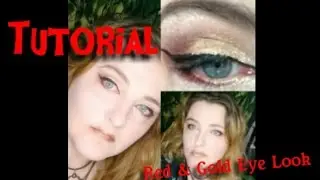 GRWM: Red & Gold Eye Look Tutorial Featuring Apocalyptic Beauty Cosmetics