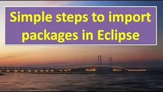 import java packages in Eclipse,#64