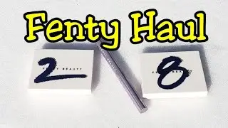 SEPHORA Haul - Fenty Snap Shadows Cool Neutrals & Pastel Frost Swatches and Review