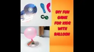 How to make balloon hover craft/fun science game/Balloon activity/science experiments part 1