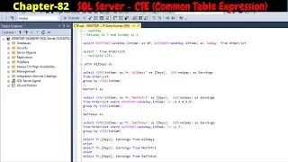 CTE in SQL Server