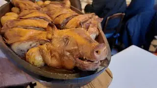 COMI NO RESTAURANTE MAIS ANTIGO DO MUNDO! Sobrino de Bot&iacute;n - 300 ANOS!