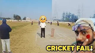 I Got Injured! 🩸 Cricket Match at AS Academy Kursi Road Lucknow