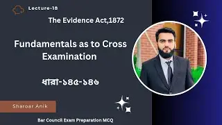 Fundamentals as to Cross  examination I Section 145 &146