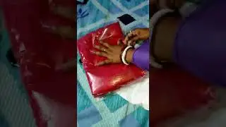 beautiful red handloom saree 😍😍#meesho#redsaree under 383 rupees 💵 wow