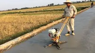 How To Build Concrete Roads For Farms - Traditional Construction Techniques