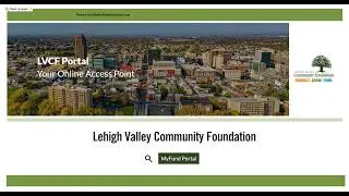 LVCF MyFund Portal Webinar for Univest Donor-Advised Fundholders