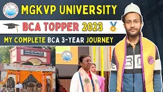 MGKVP University BCA Topper 2023 🌟SANSKAR SHARMA🌟 ! #bca #mgkvp #bcatopper #mgkvptopper