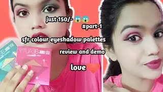 SFR color obsession eyeshadow palettes review and demo||style makeup N tips by Aly