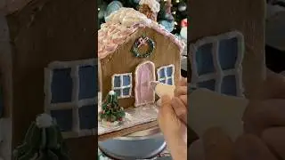GINGERBREAD HOUSE CAKE 🎀🎄This is probably the CUTEST cake I have ever made!!