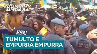 Confus&atilde;o causa p&acirc;nico durante desfile de bloco de Carnaval em SP