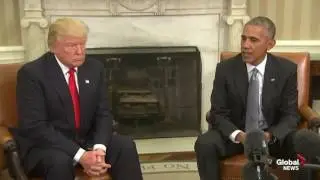 President Barack Obama, President-elect Donald Trump meet at White House