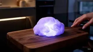purple cloud cutting asmr