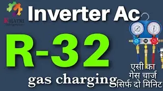 Inverter ac gas charging R-32 |R-32 gas charging inverter ac