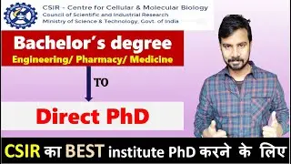 PhD admission 2022 CCMB-CSIR