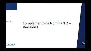 CONTPAQi&reg; N&oacute;minas 2026 complemento  E