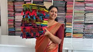 ഏറ്റവും കൂടുതൽ Restock ആവശ്യപ്പെട്ട Soft Banarasi Rust Orange Shade വന്നുട്ടോ 