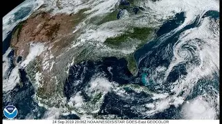 2019 Karen - 4 Kilometer Resolution GeoColor Satellite Imagery Animation (HD 1280x720)